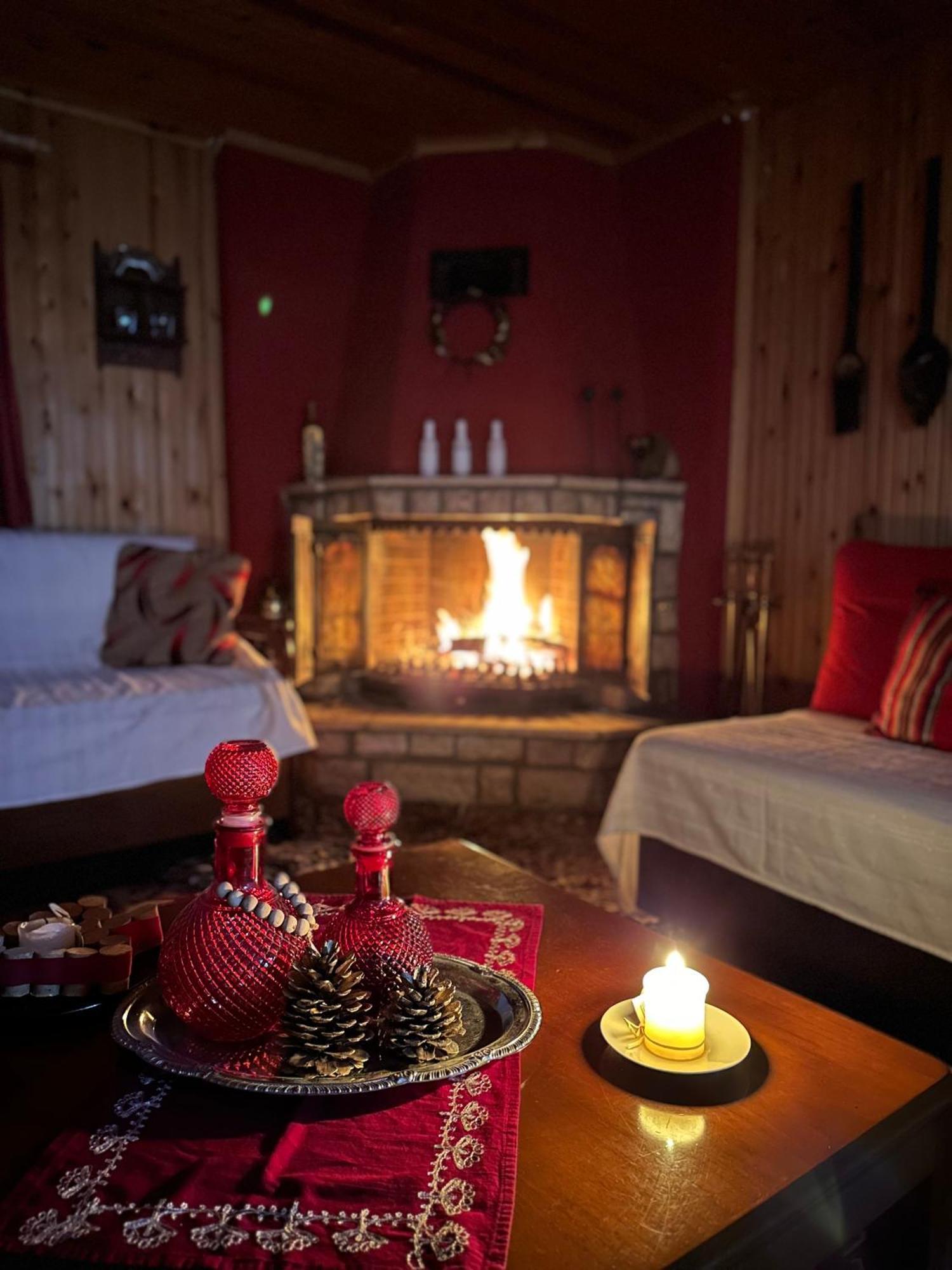 Traditional Wooden Apartment Koutsodímos المظهر الخارجي الصورة