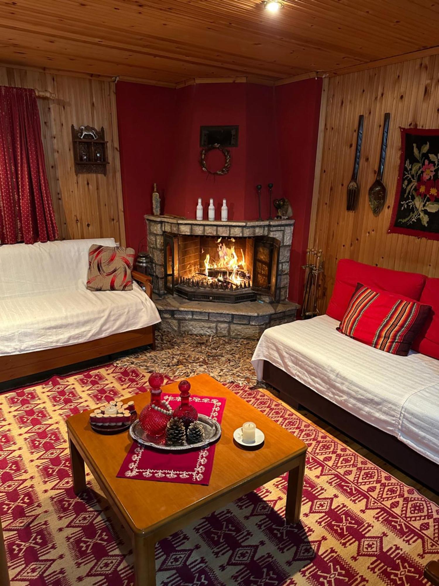 Traditional Wooden Apartment Koutsodímos المظهر الخارجي الصورة
